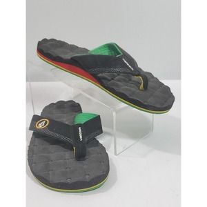 Volcom Men's Victor Flip-Flop Thong Sandals Summer Beach Pool Black Sz 9?